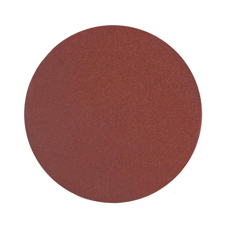 100-pack - 5 inch 80 Grit (Medium) - Aluminum Oxide PSA Disc Roll, Tear-Resistant Cloth Backing, Hand-Held Machine Compatible, Pressure Sensitive Adhesive